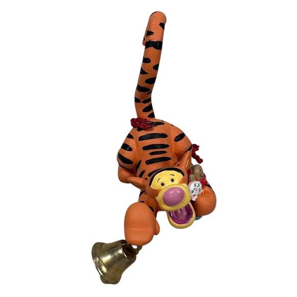 Vintage Winnie The Pooh Tigger Christmas Ornament Holiday Decor Bell Toys 90s - Picture 2 of 8